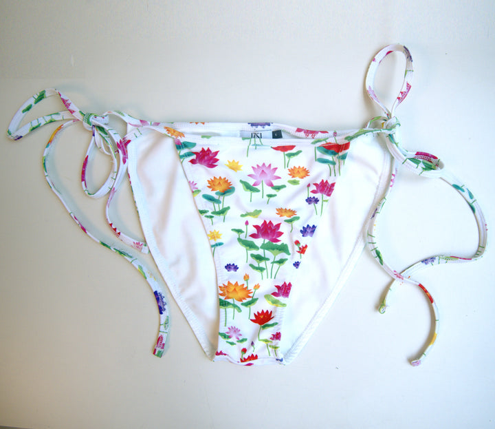 String Bikini Bottom - Lotus Sky-Swimwear-izsi-IZSI