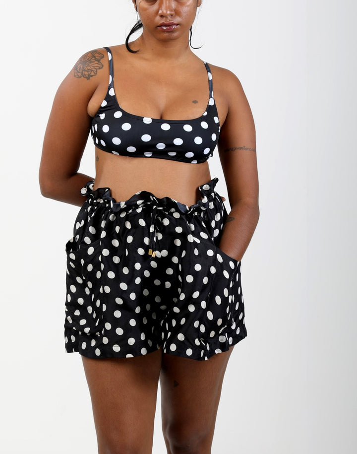 Beach Box Shorts - Noir Dot