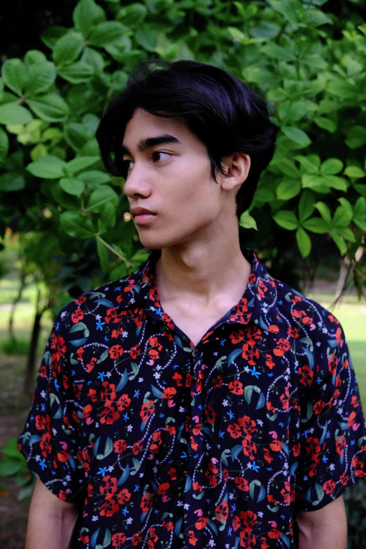 Royal Poinciana Shirt-Resortwear-izsi-IZSI
