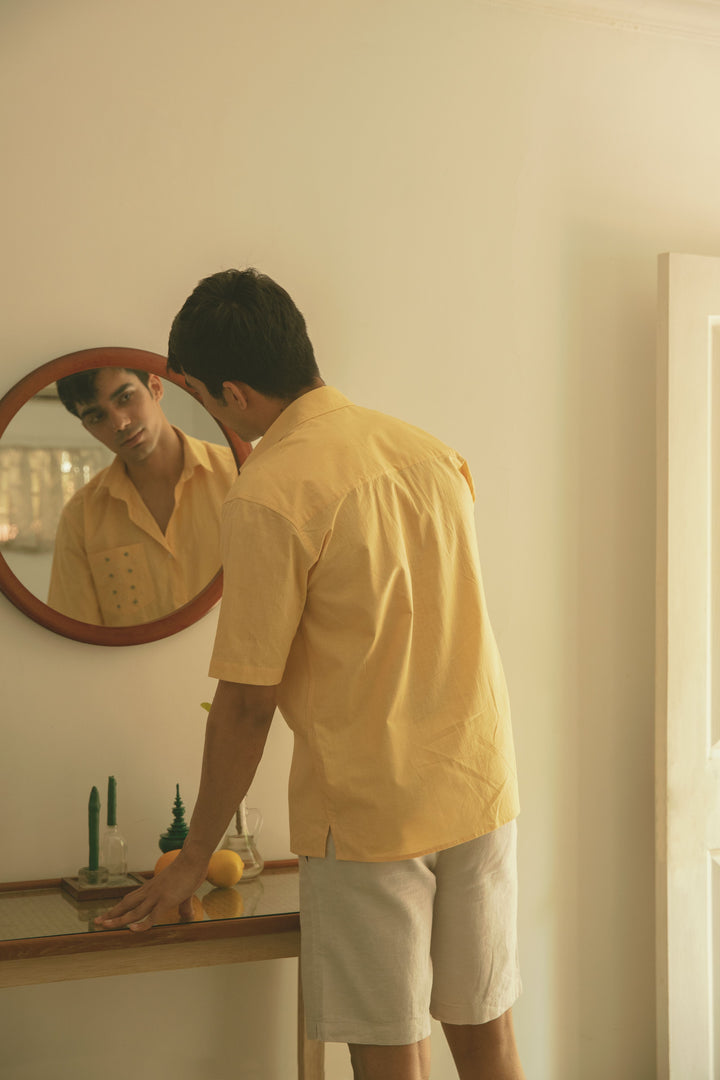 Yellow Cotton Shirt