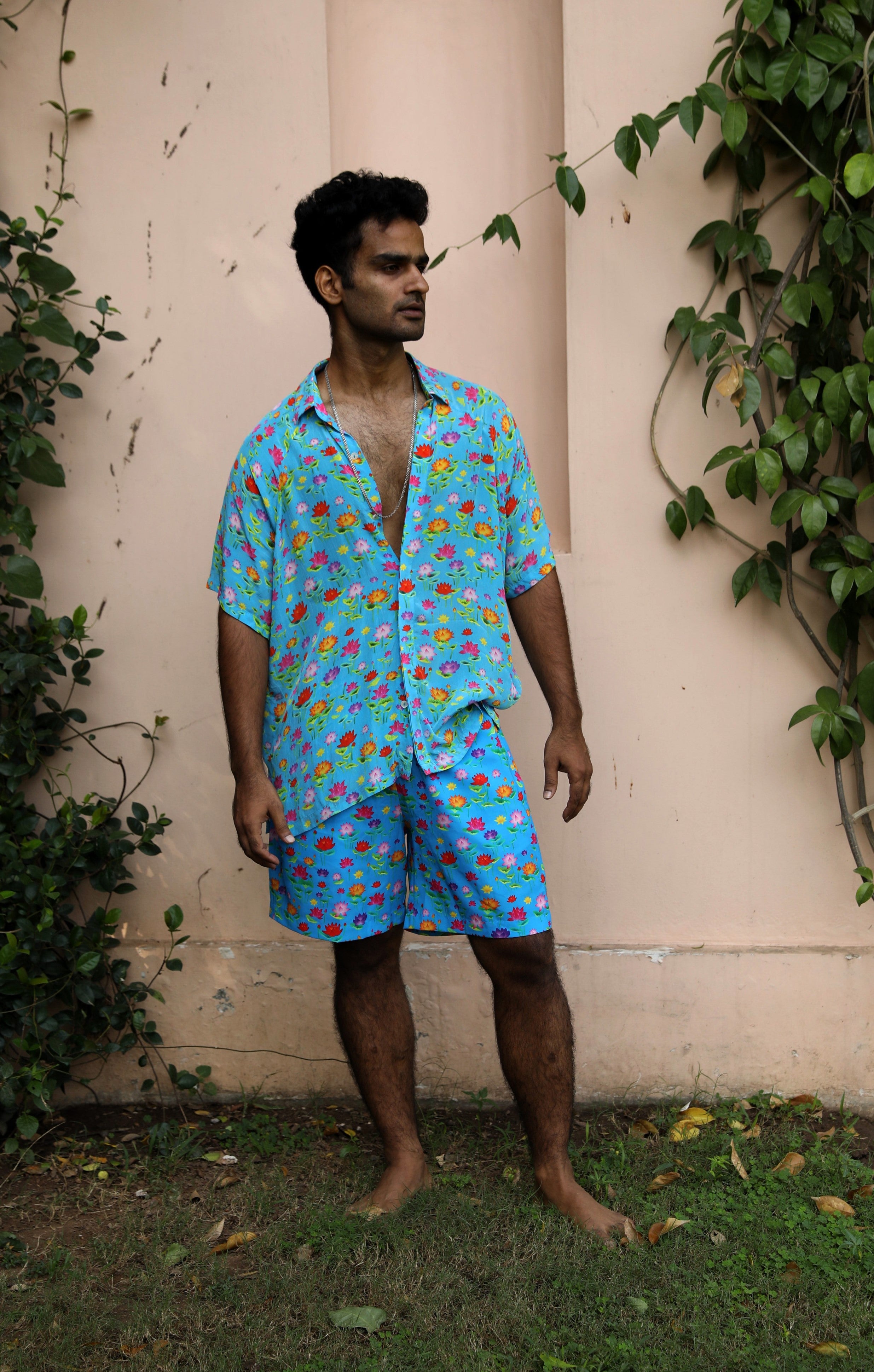 Swim Shorts - Lotus Pond-swimwear-izsi-IZSI