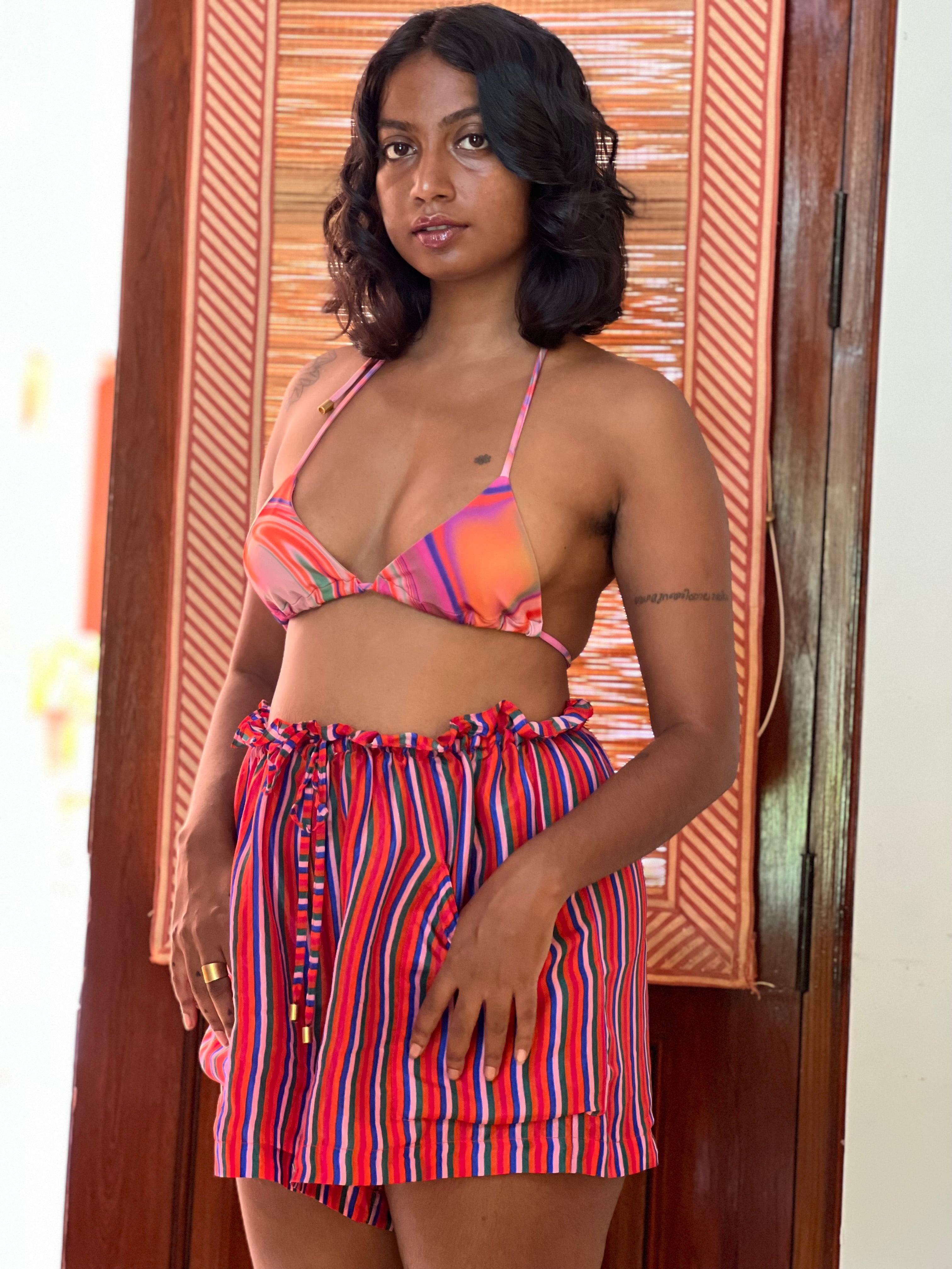 Beach Box Shorts - Candy Stripes