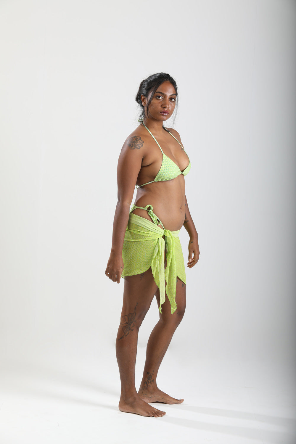 Short Tie Sarong - Kaleidoscope-izsi-IZSI