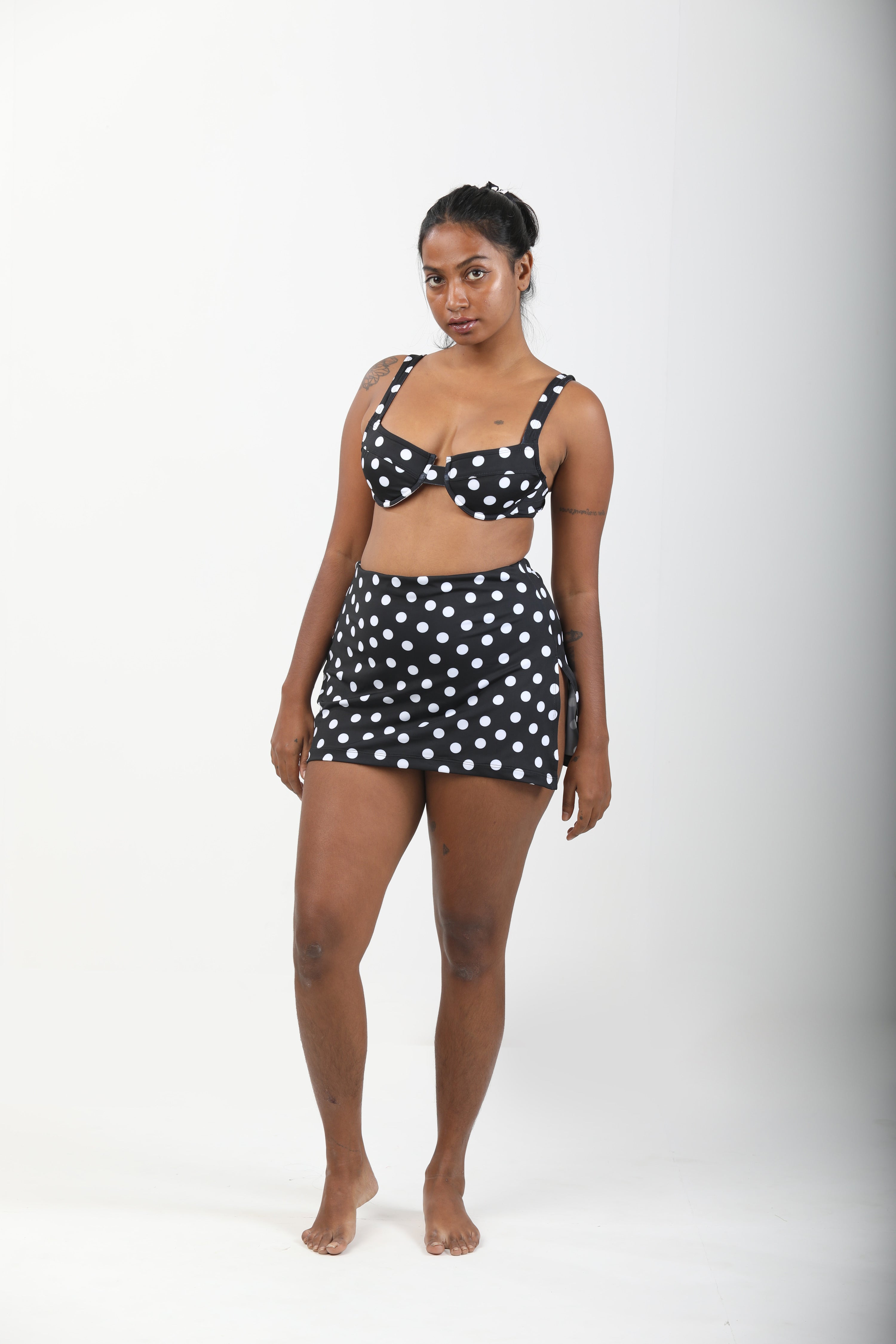 Coverall Bikini Bottom - Noir Dot-izsi-IZSI