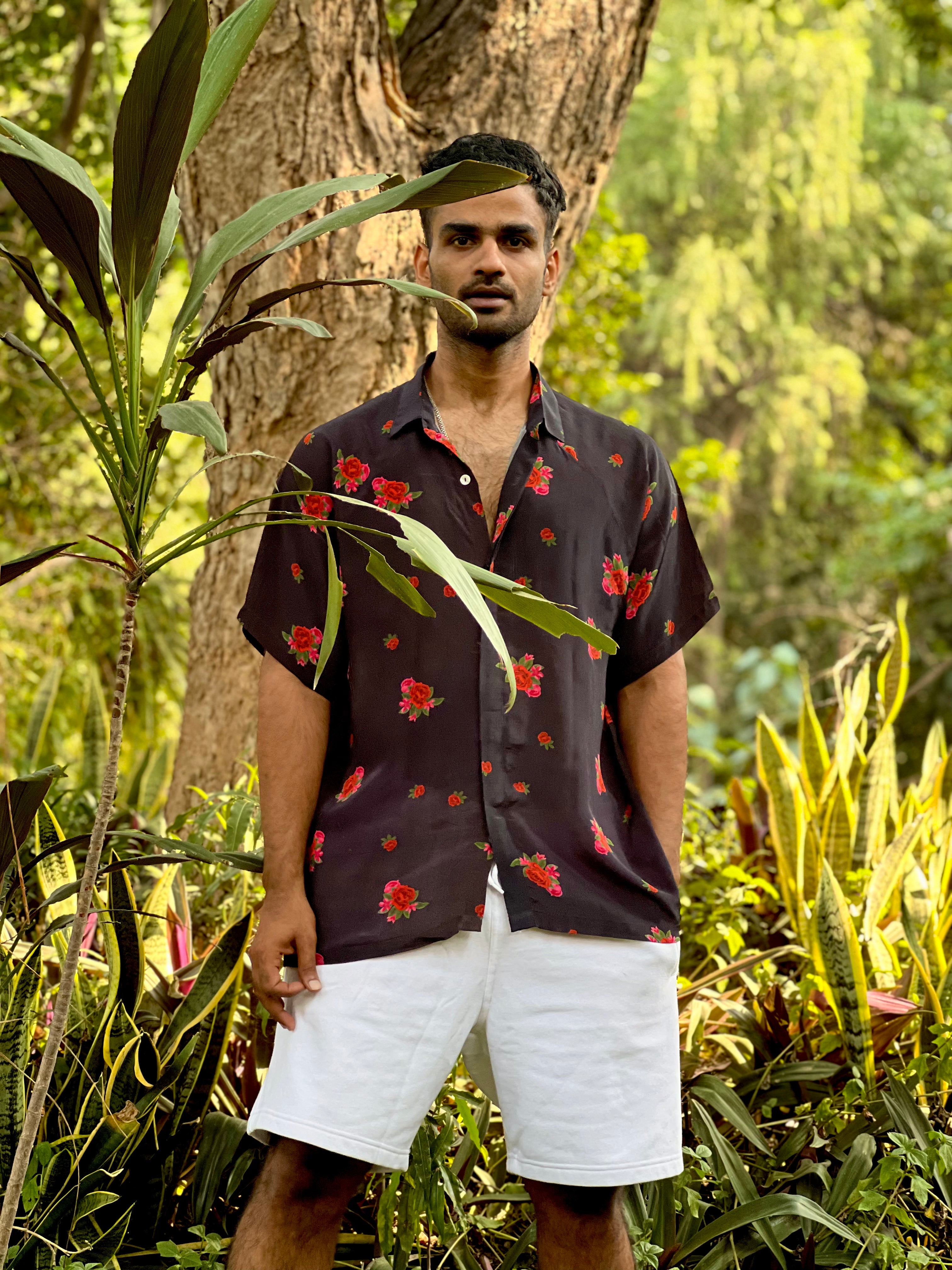 Shirt - Rose Bloom-Resortwear-izsi-IZSI