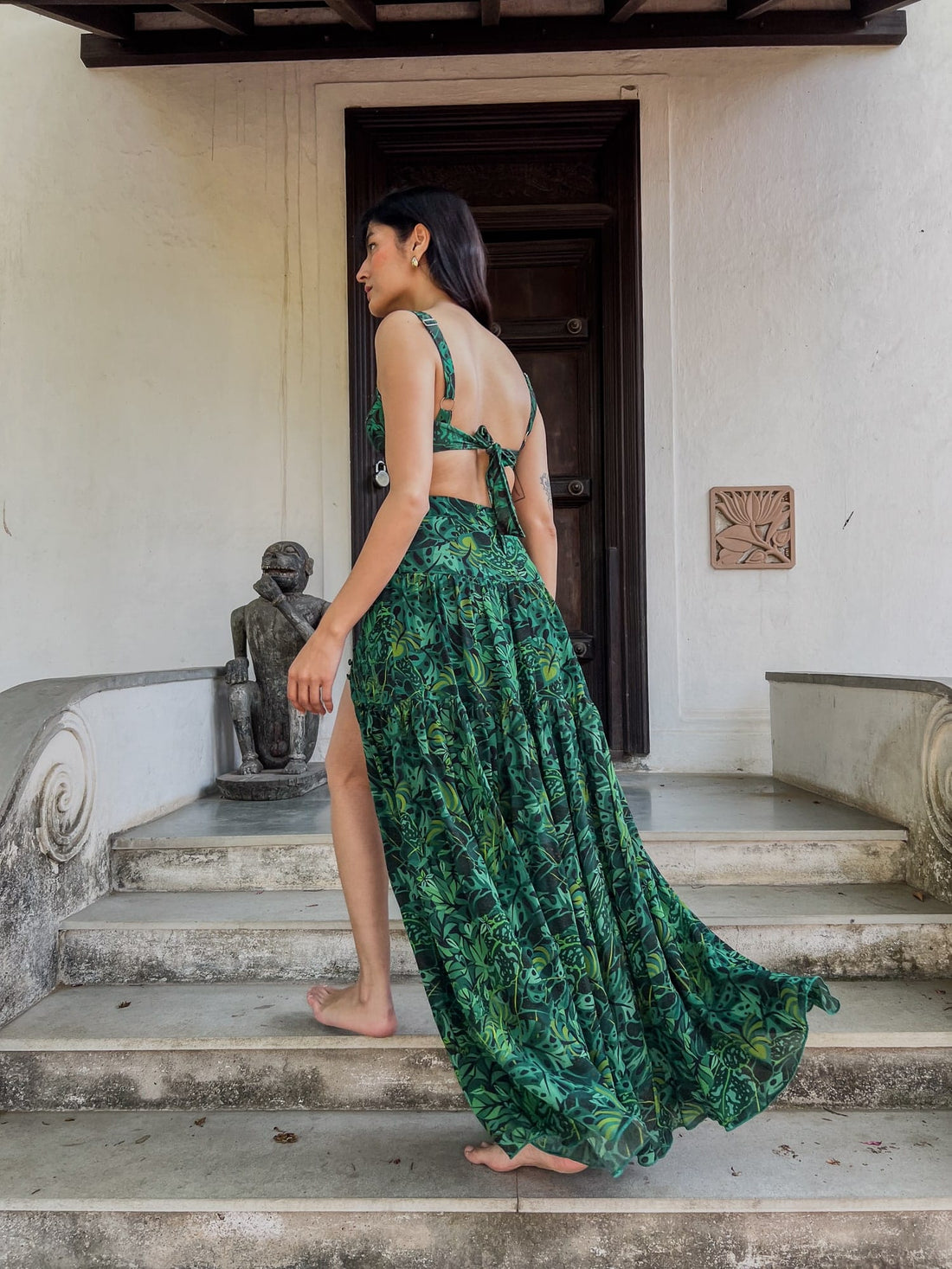 Long Skirt - Emerald Jungle