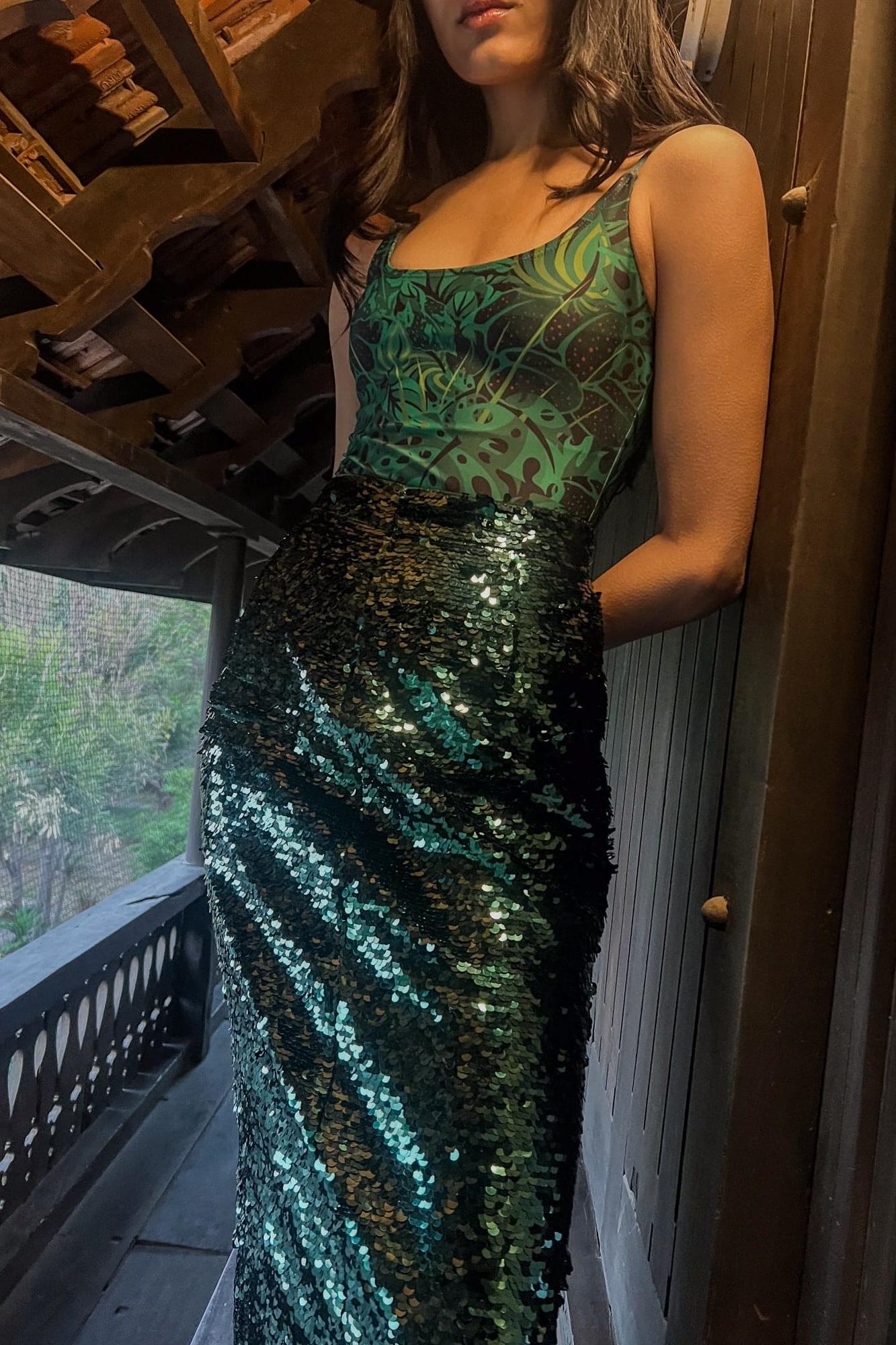 Skirt - Emerald Jungle