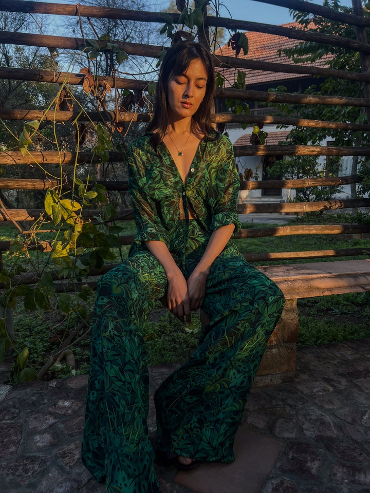 Lounge Trousers - Emerald Jungle