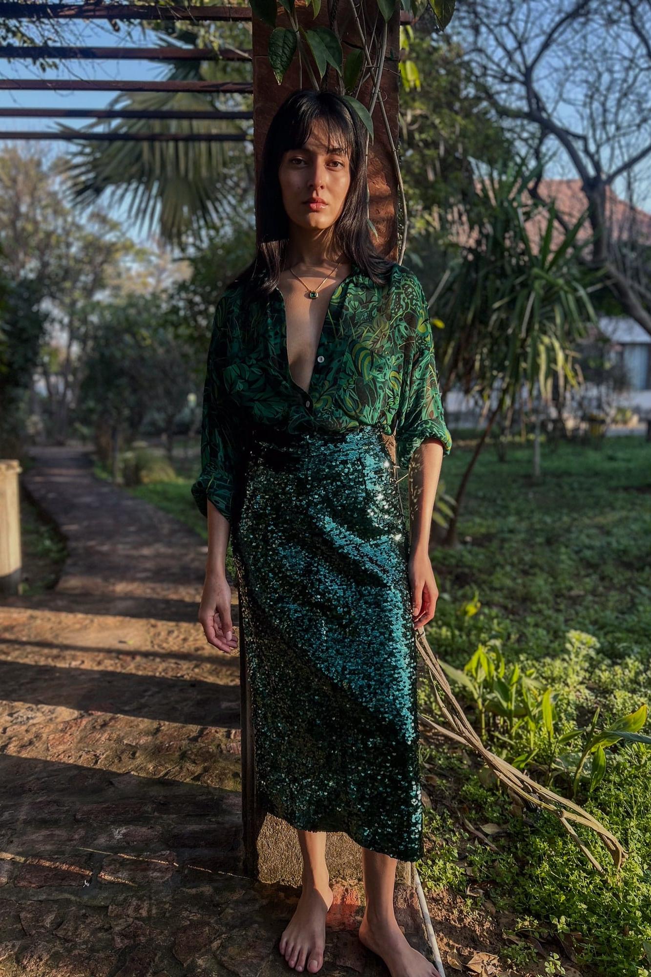 Skirt - Emerald Jungle