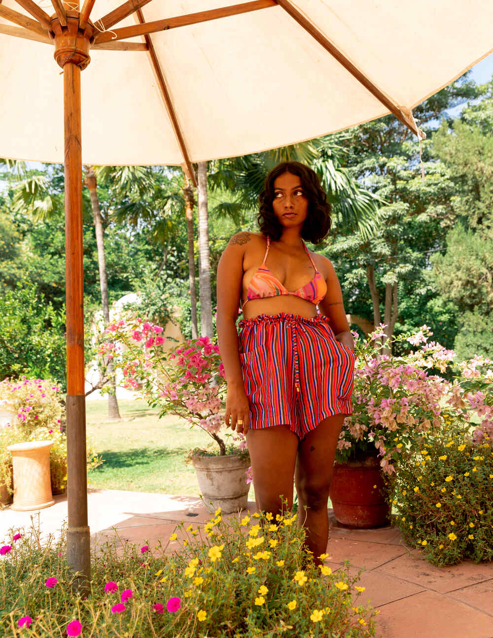 Beach Box Shorts - Candy Stripes