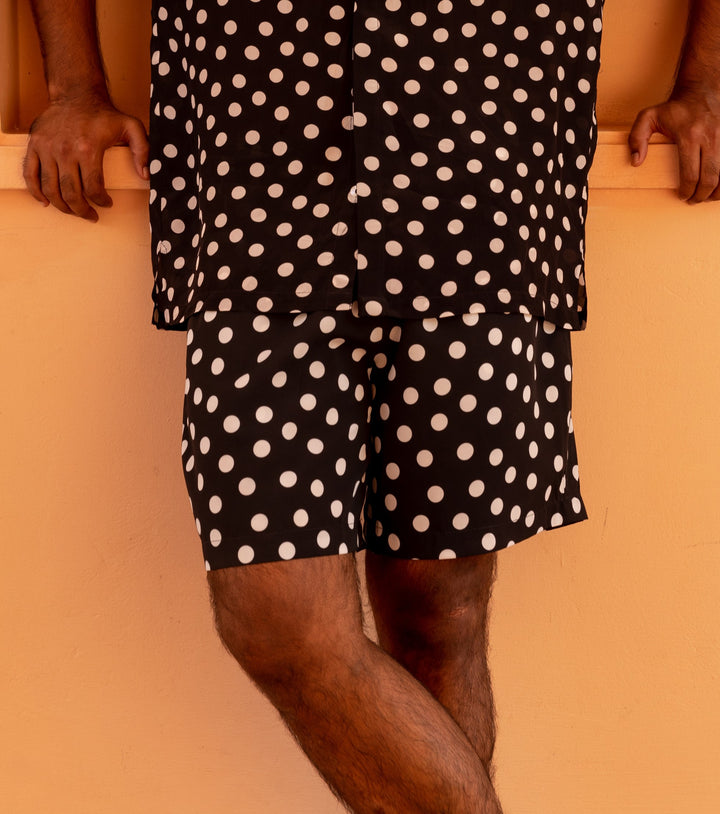 Swim Shorts - Noir Dot