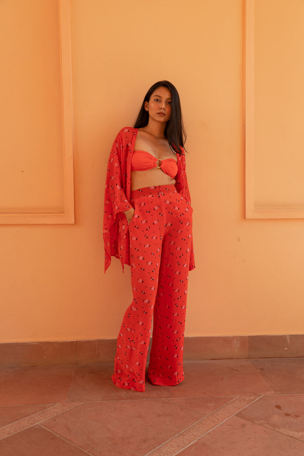 Set of Three Pieces - Carnations