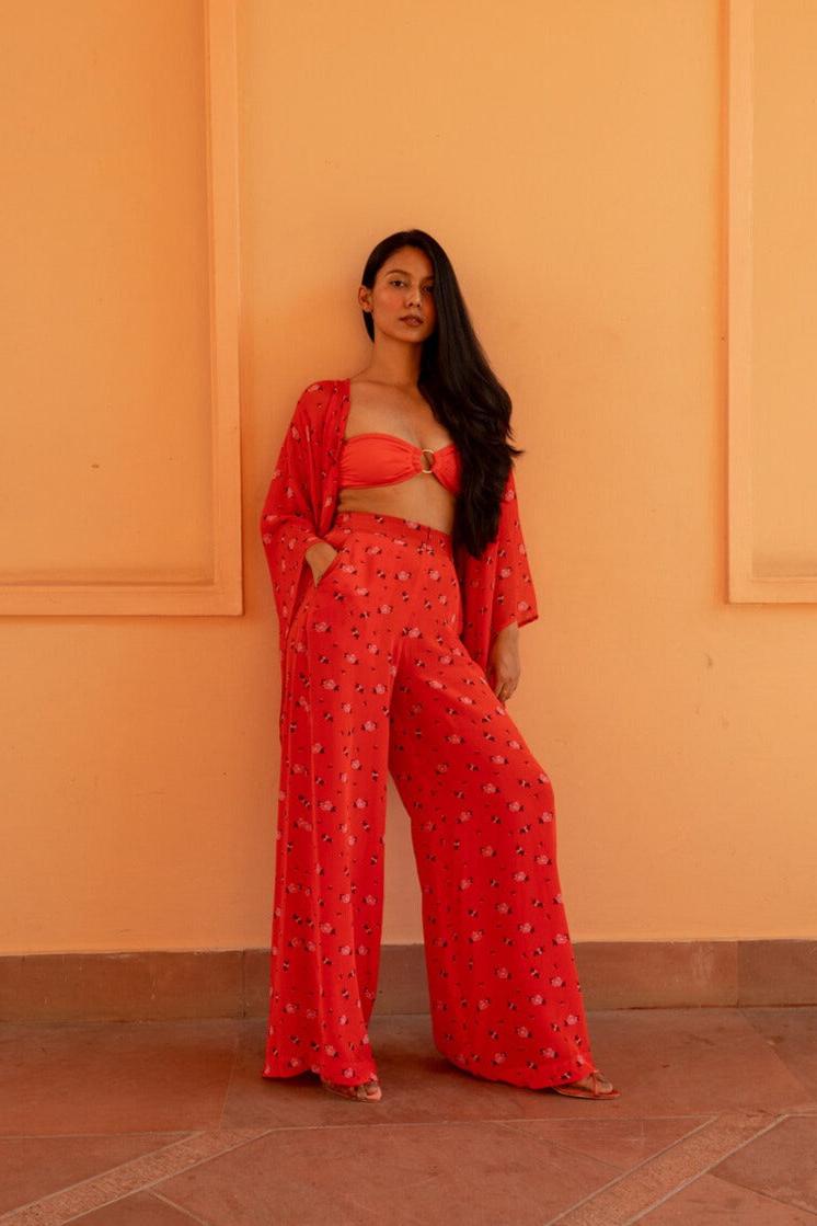 Set of Three Pieces - Carnations-izsi-IZSI