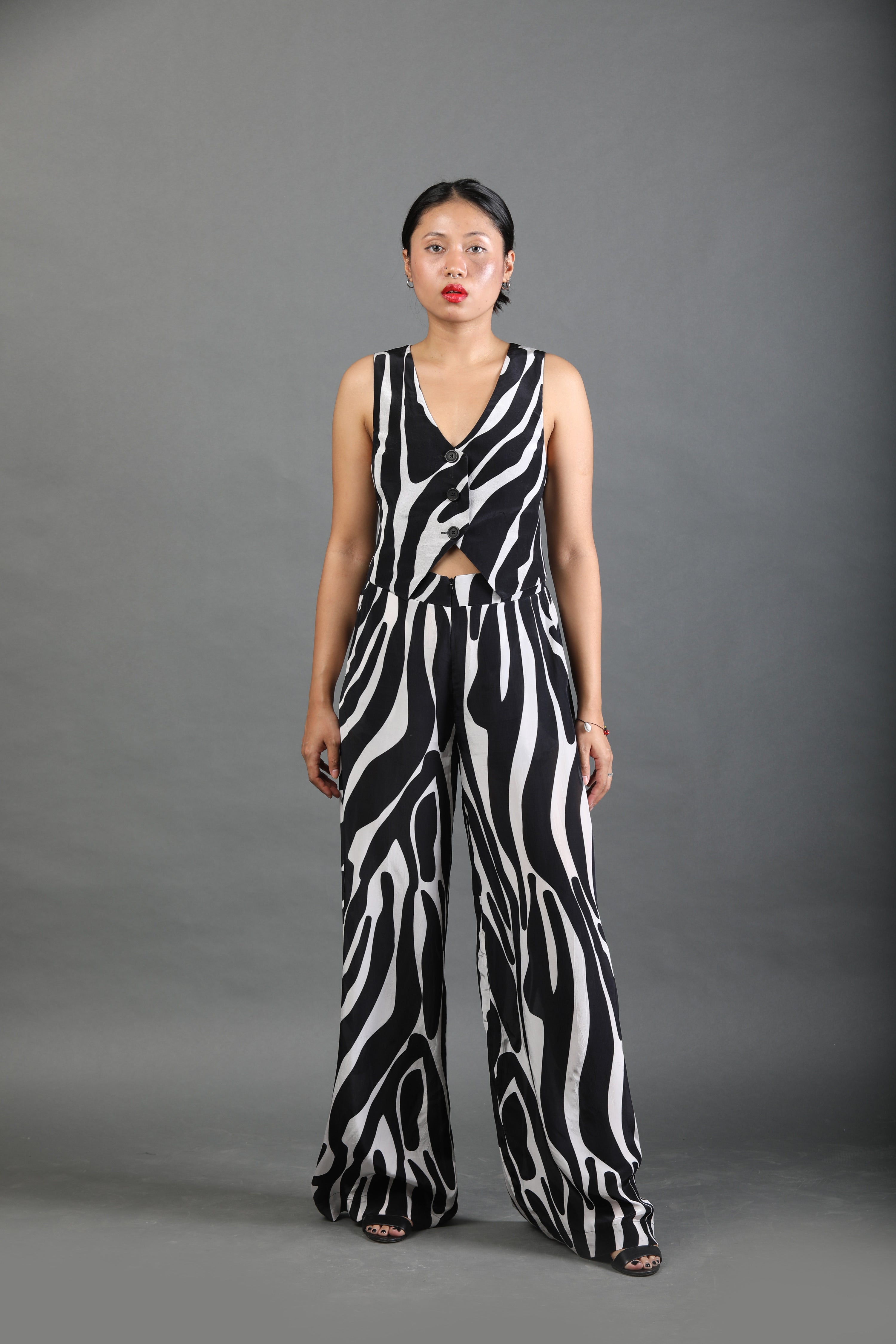 Tailored Waist Coat - Noir Wave