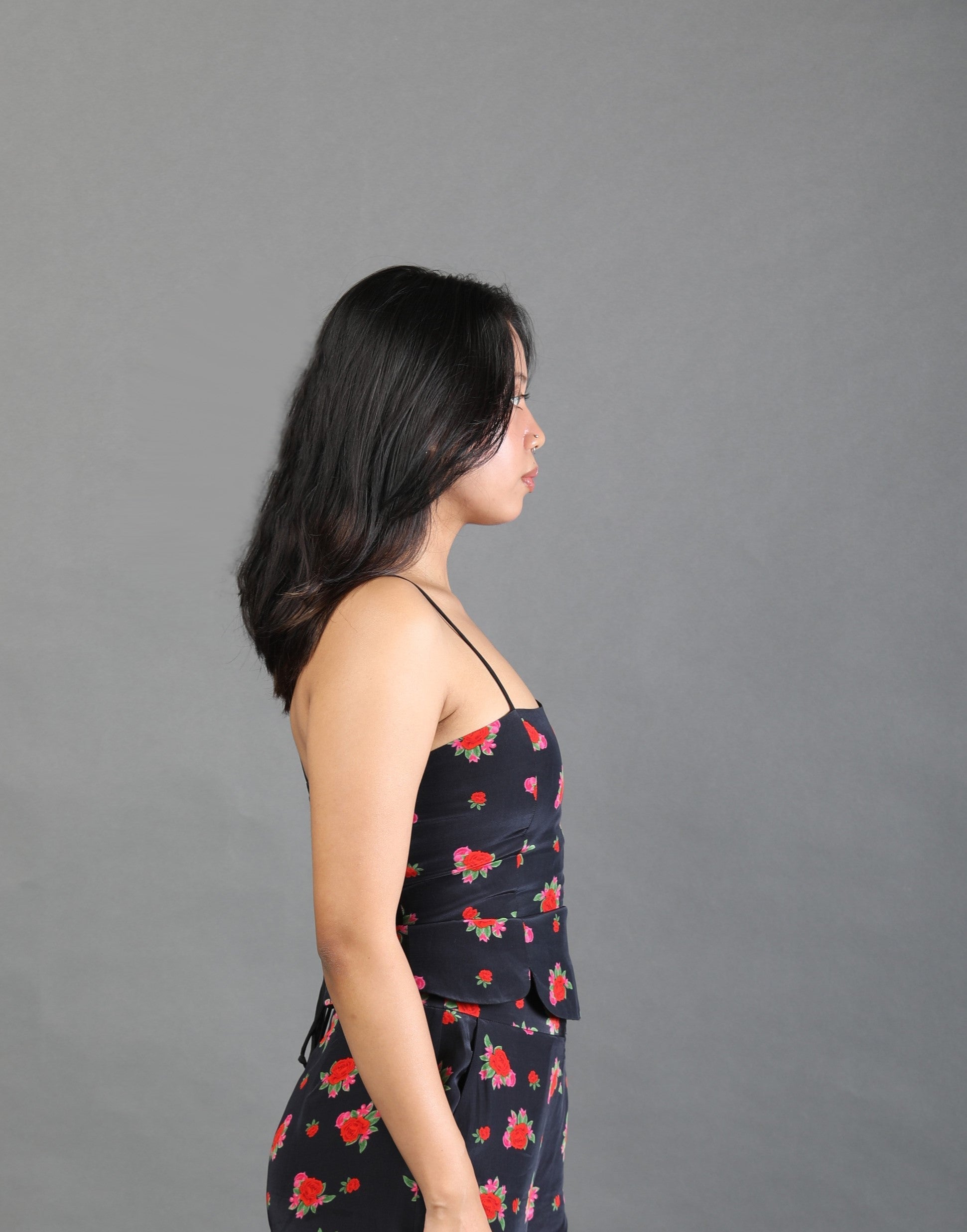 Petal Corset Top - Rose Bloom