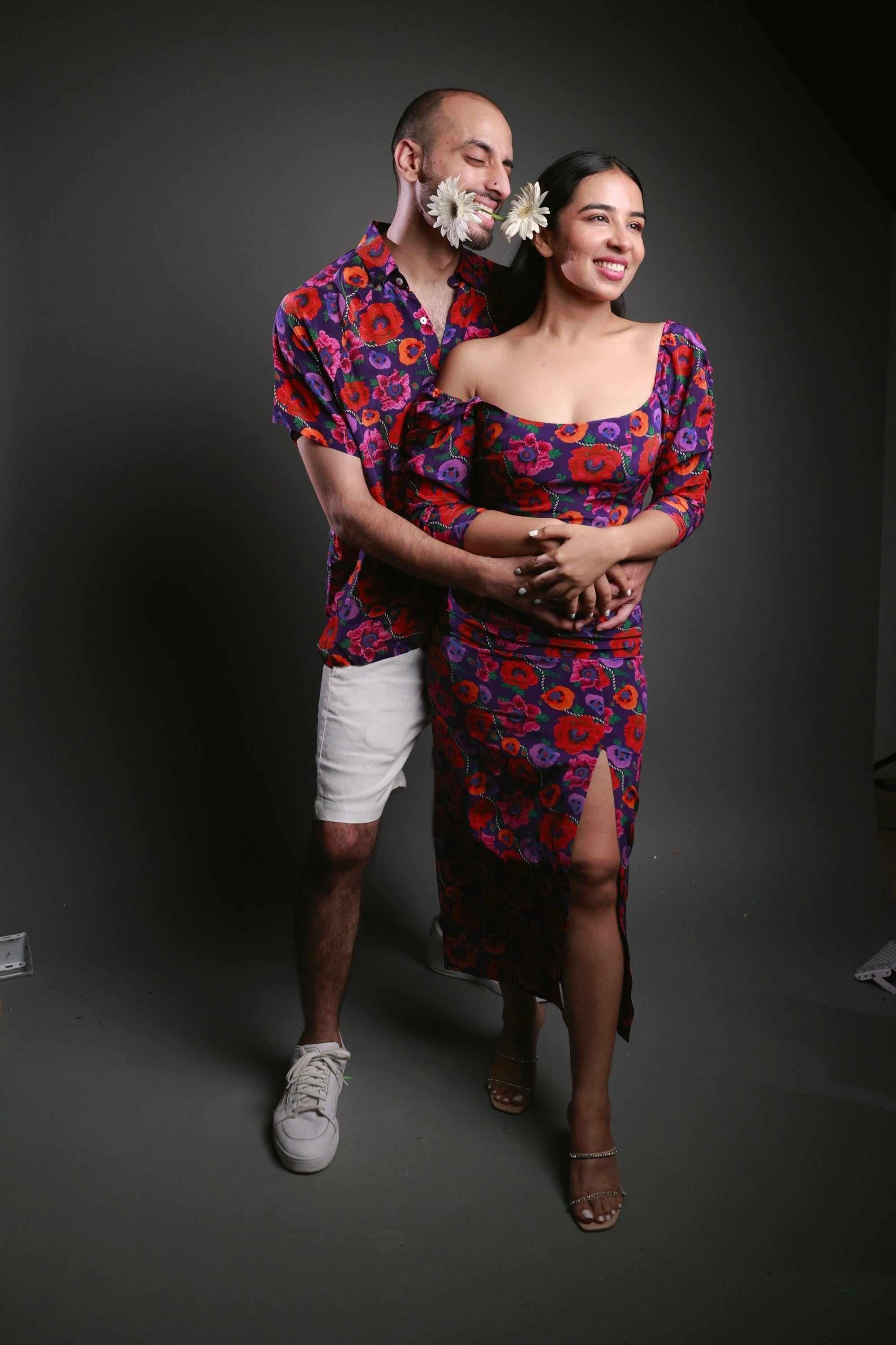 Set of Two Pieces - Oriental Poppy