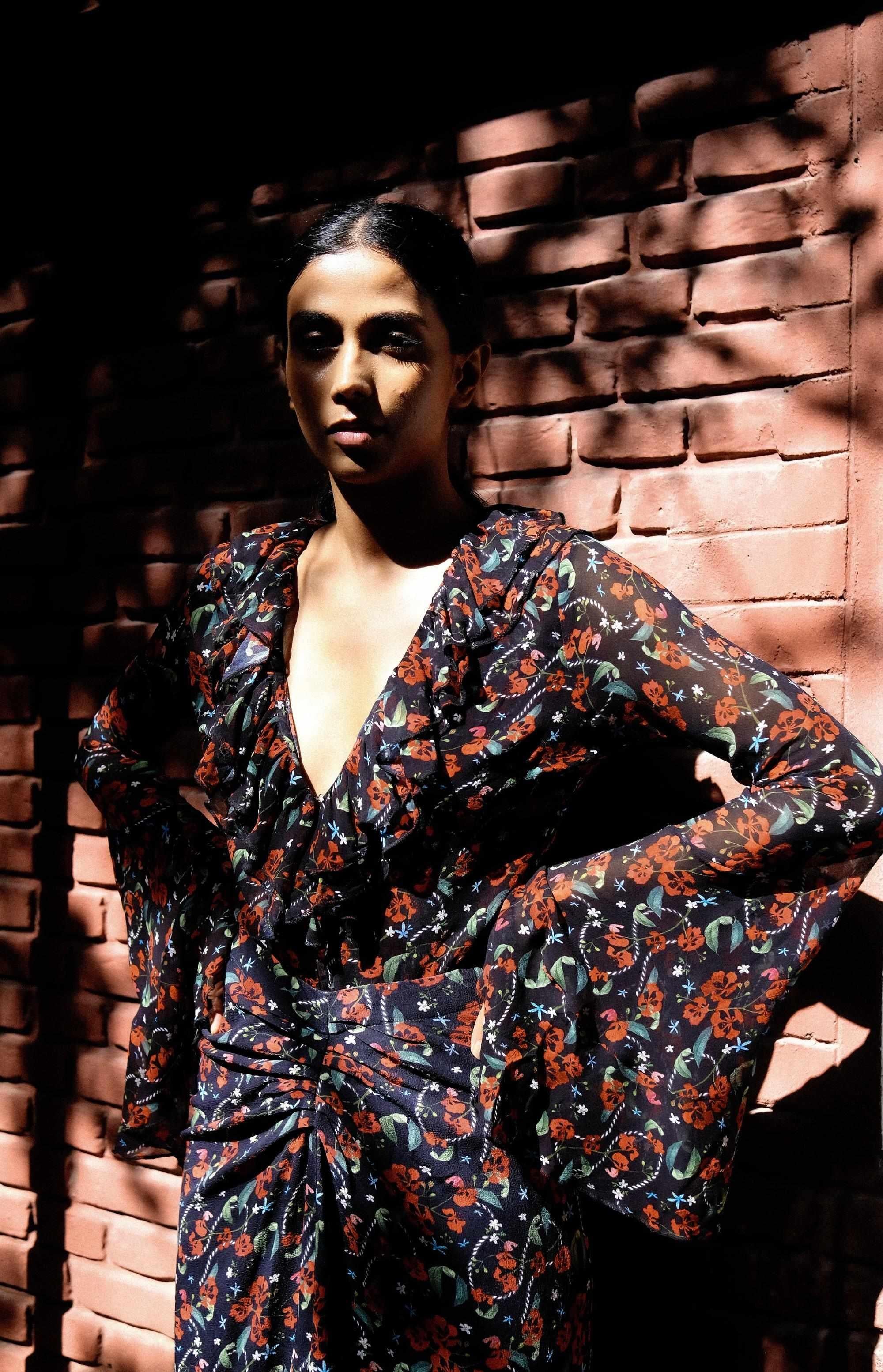 Royal Poinciana Flamenco Top