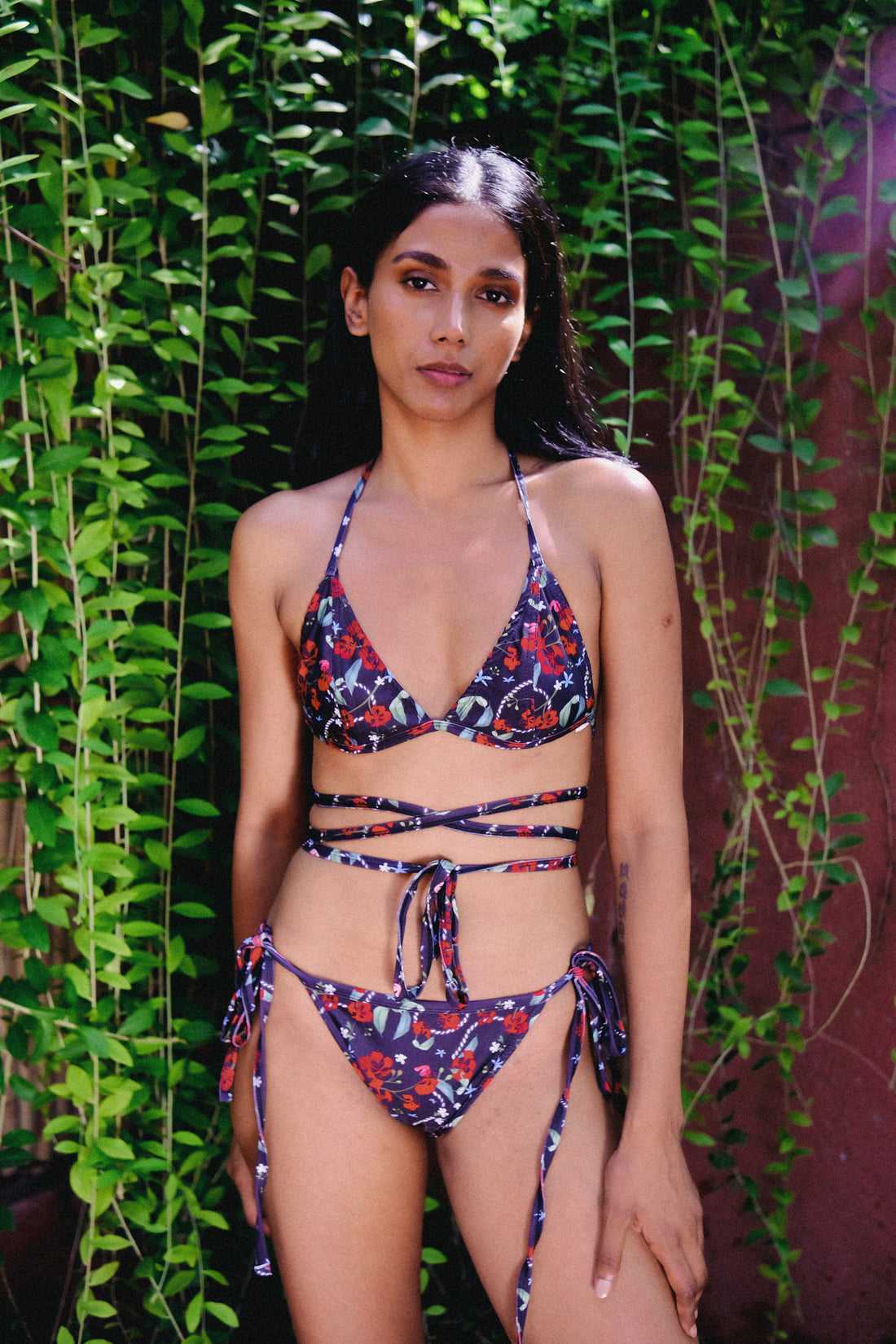 Royal Poinciana String Bikini Bottom