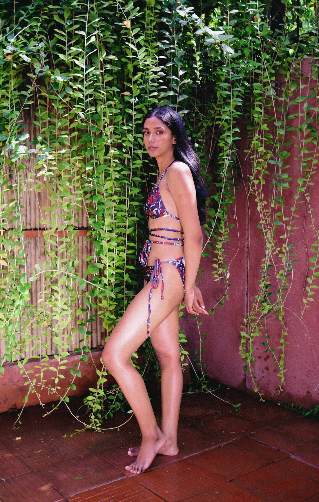 Royal Poinciana String Bikini Bottom