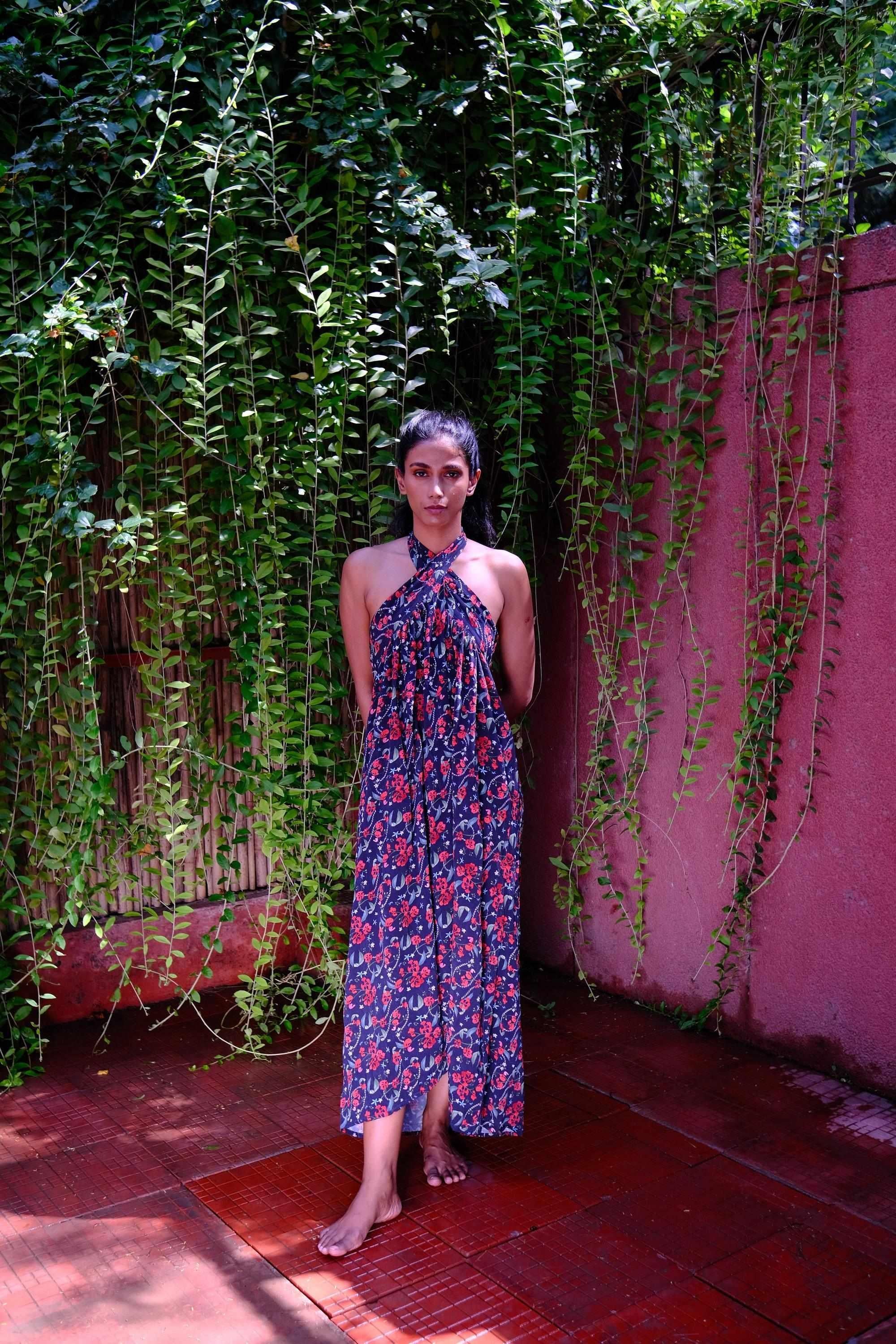 Royal Poinciana Long Tie Up Sarong