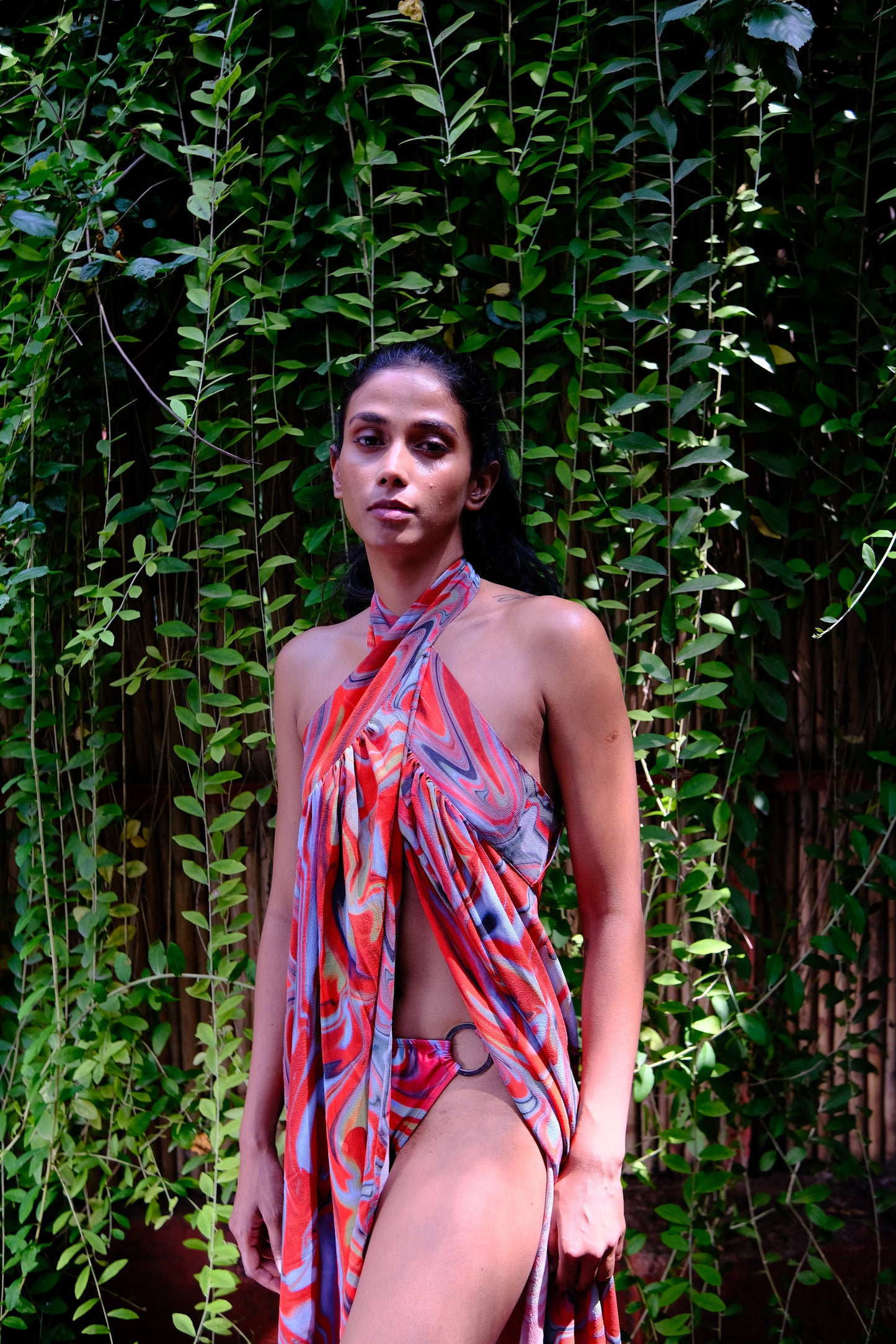 Cayenne Wave Long Tie Up Sarong