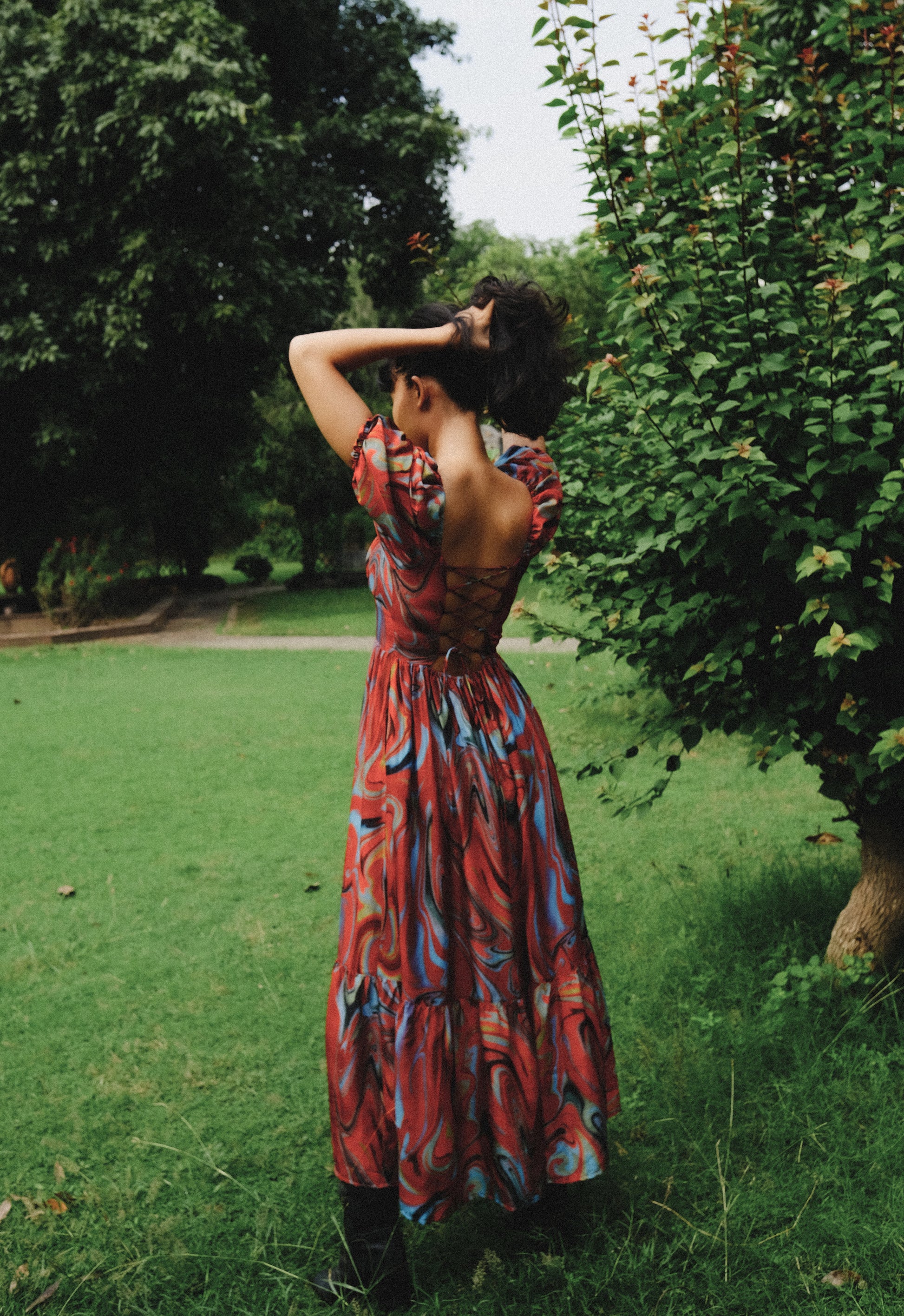 Cayenne Wave Waist Cinching Dress – IZSI