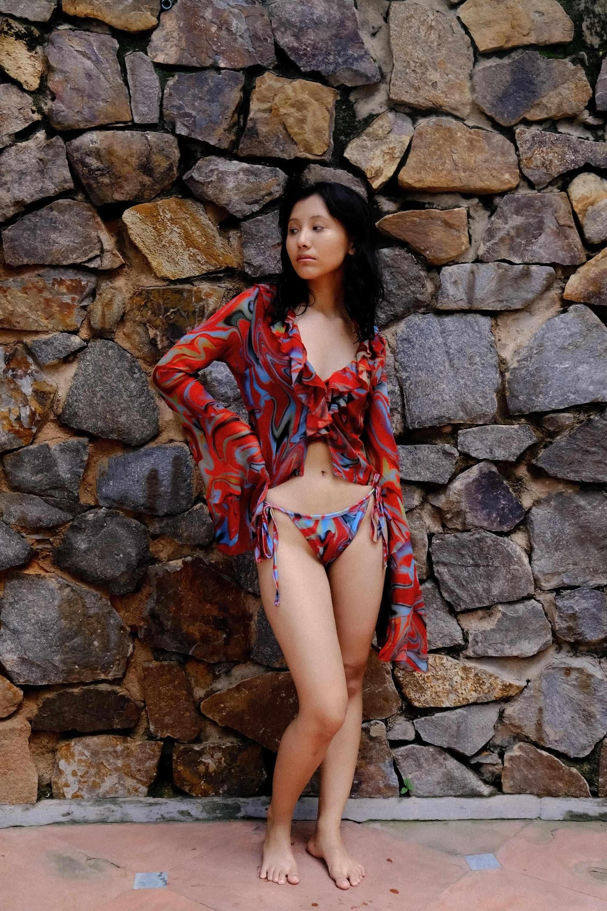 Cayenne Wave Flamenco Top-izsi-IZSI