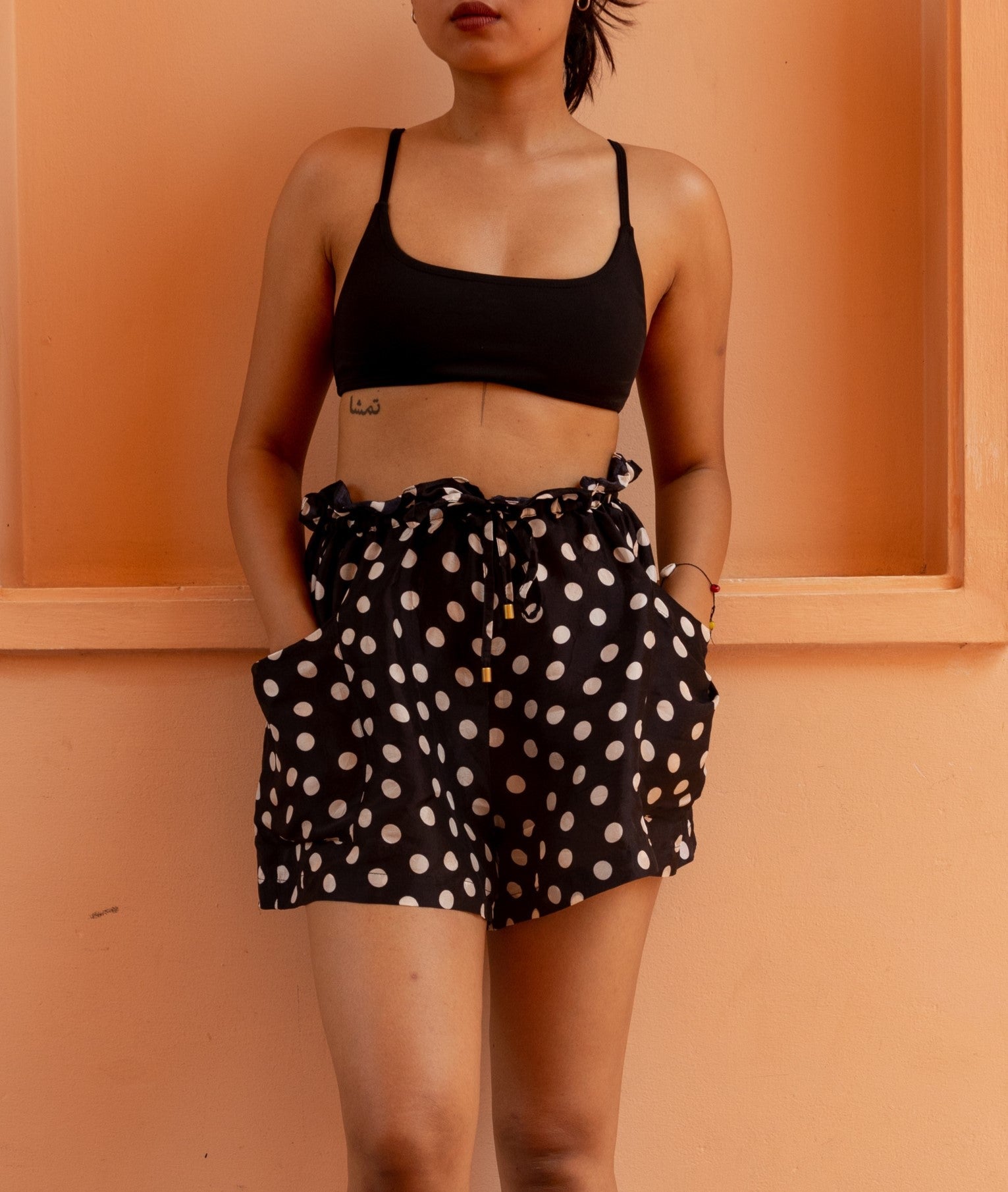 Beach Box Shorts - Noir Dot