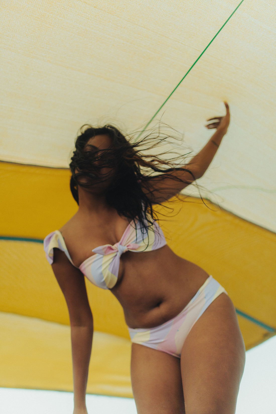 Jasmine Wave Mid-Rise Bikini Bottom