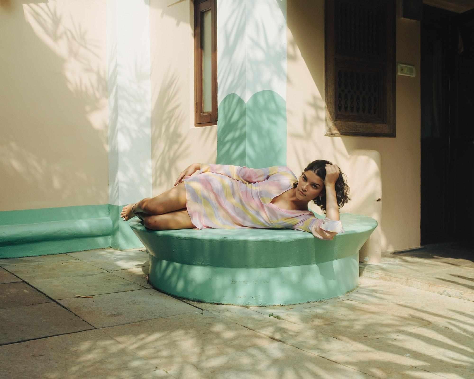 Jasmine Wave Lolita Ruffled Short Dress