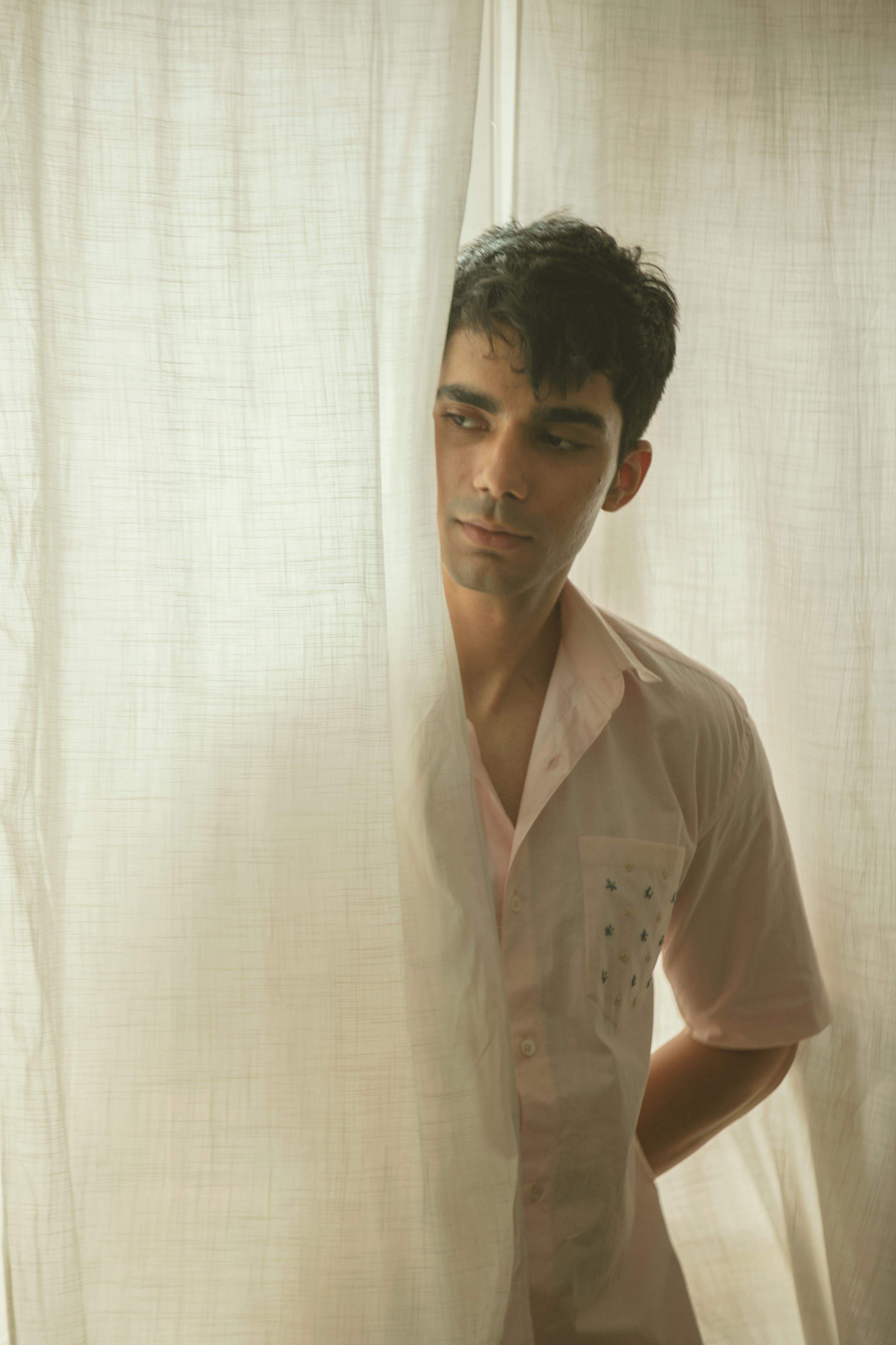 Soft Pink Cotton Shirt