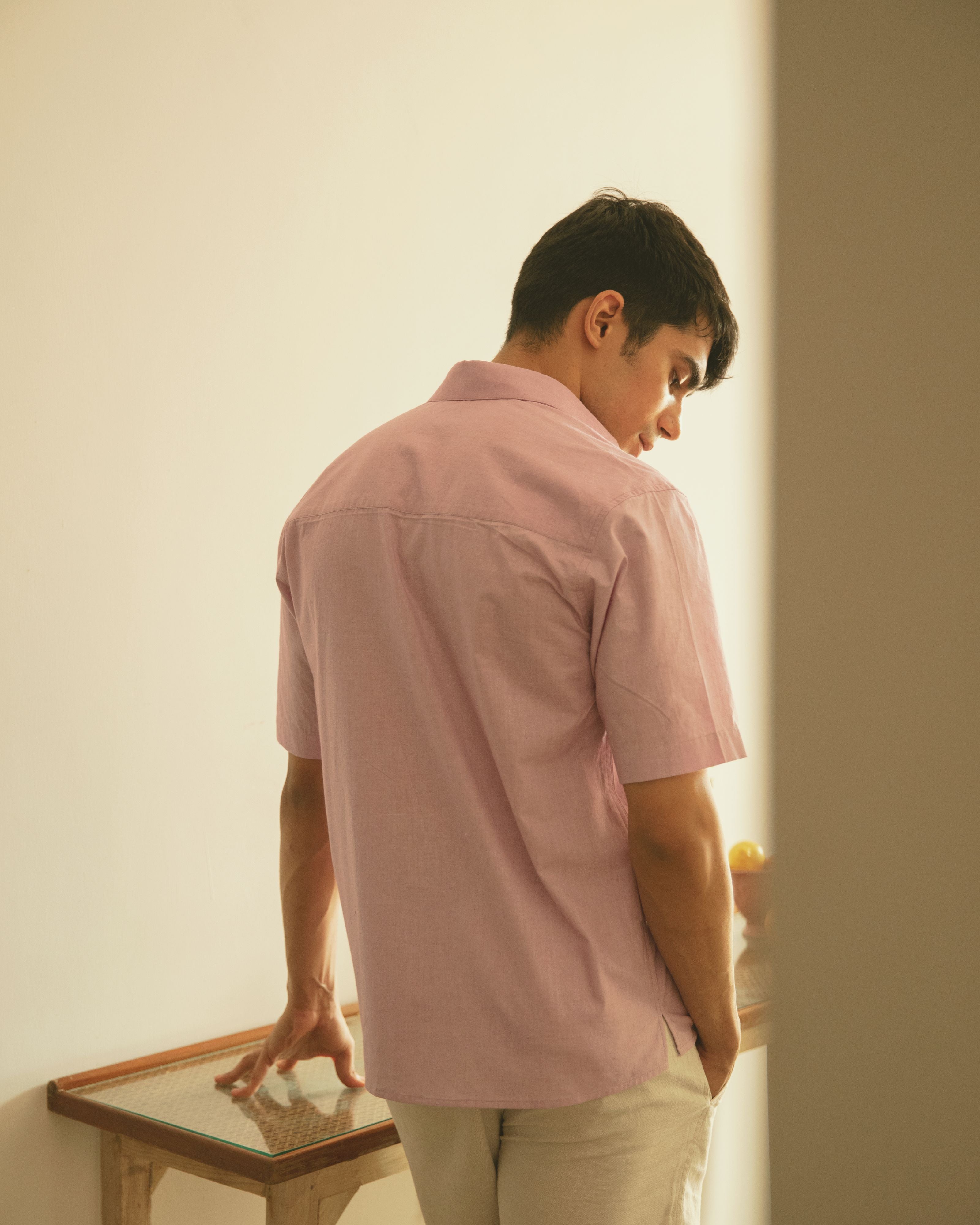 Lavender Cotton Shirt